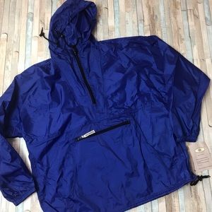 Packable rain jacket blue Most Wanted windbreaker